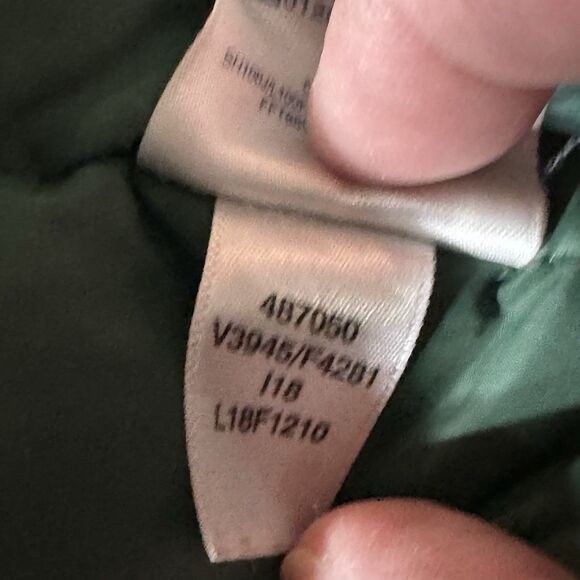 Land’s End Expedition Down Parka Winter Coat Hooded Womens Small Forest Green - Picture 12 of 14